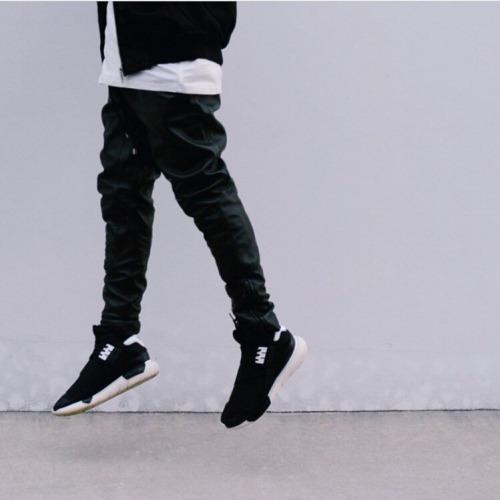 adynclothing:  Quilted Leather joggers via adult photos