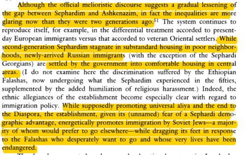 “Sephardim in Israel: Zionism from the Standpoint of its Jewish Victims” - Ella Shohat