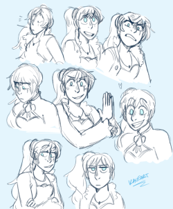 capralepus: some Weiss expression re-draws!