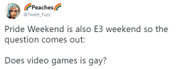 brookietf:  peachfuzzcomics:   Yup.   Video games DOES indeed gay 
