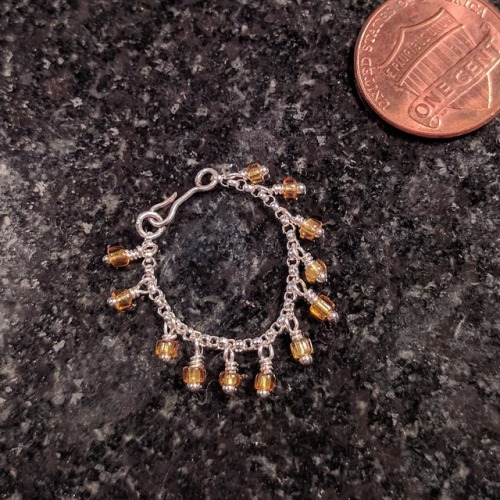 aaronstjames: I’m not sure what possessed me to make a wire-wrapped bracelet over the course o