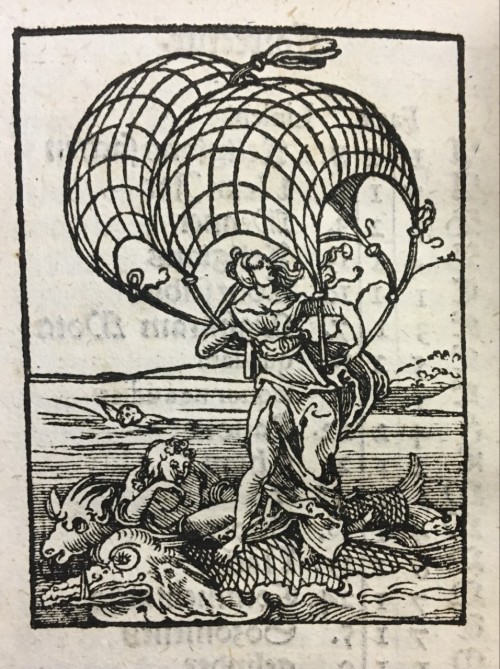 Sail AwayThis device at the end of a collection of sermons printed in Nuremberg, 1562 by Christoph H