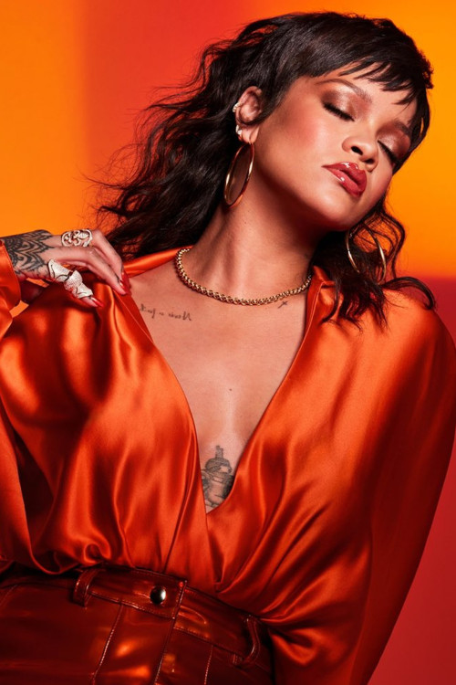 Rihanna for Fenty Beauty; Gloss Bomb Heat. (June 2021)