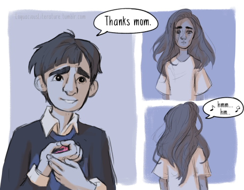harrypotterconfessions:loquaciousliterature:Drawing this was emotionally taxing.(Thanks you talking-