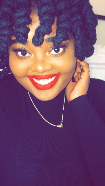 afrodesiacworldwide:  ebonyygoddess  This Colourpop Lipstick looks nice on my skin.