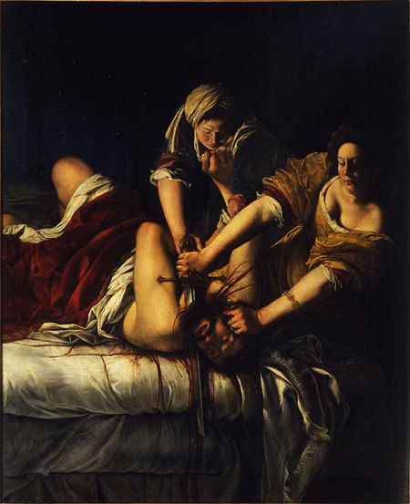 sandia-talks-art-history: Artemisia Gentileschi, Judith Slaying Holofernes, 1612
