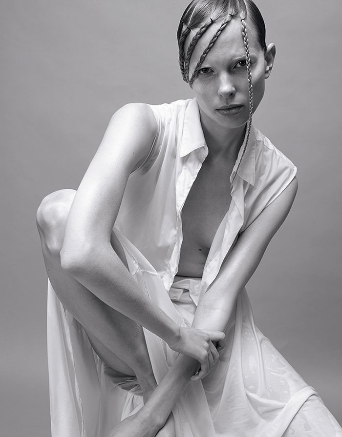 femalemodels:  Lina Berg for Intermission magazine, Spring/Summer 2015.