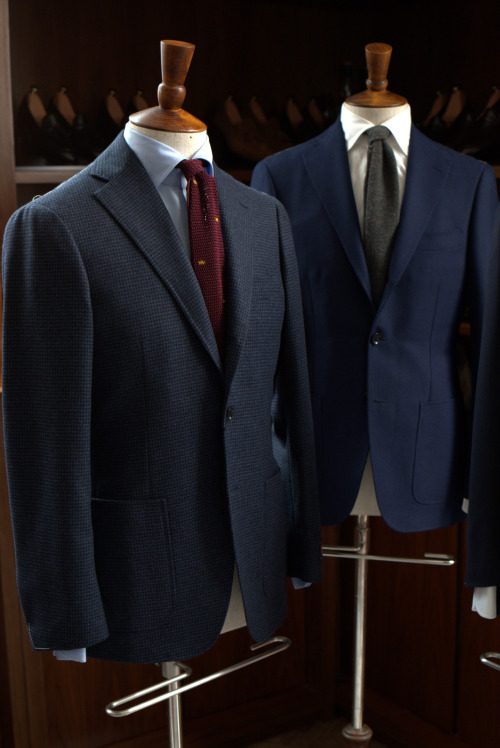 Navy and Blue Jackets three ways by Ring Jacket at the Armoury