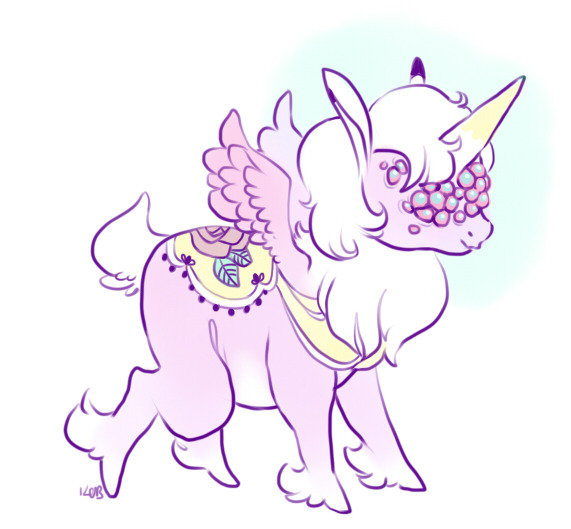 theveryworstthing:  yesterday when i was super mad i doodled up some pretty pony