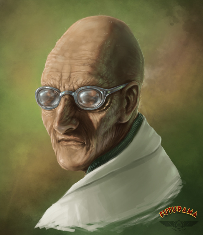 masterofkarateandfriendship:  Futurama by Cristian Melián  1,600th like. Dat Leela