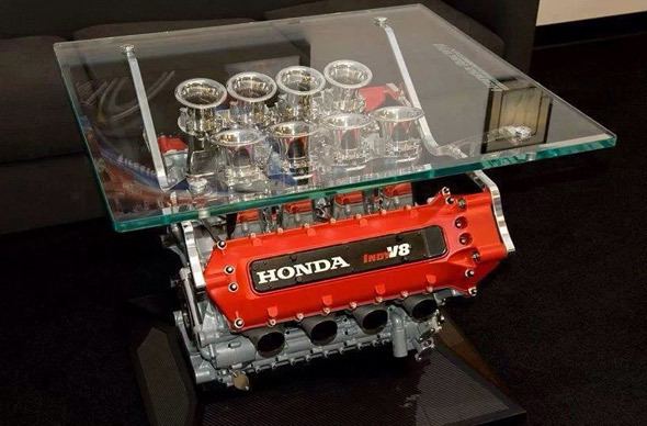 feather-the-throttle:  highwaycruisin:  Cofee tTable For Petrol Heads. Anyone…?