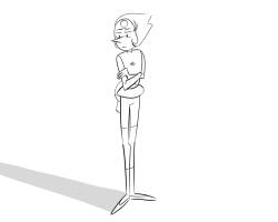 lookhereiam:  one of my fav things to draw is Pearl, sad and alone 