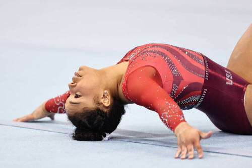 agathacrispies:Konnor McClain competes during the Floor Exercise Event Final of the 2022 DTB Pokal T