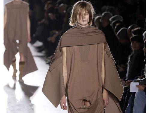 whetwillie:  FASHION FORWARD: Dress for the job you want. To lose. (Rick Owens “Sphinx” 2015)