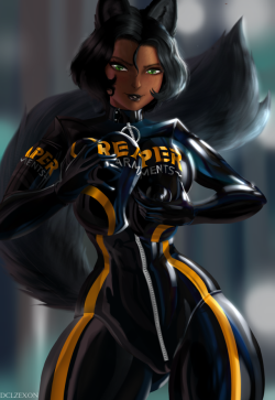 dclzexon:  Erra from TiTS showing off in her Reaper Armaments uniform. Went full try hard on this because I’ve had a rather shitty week.  