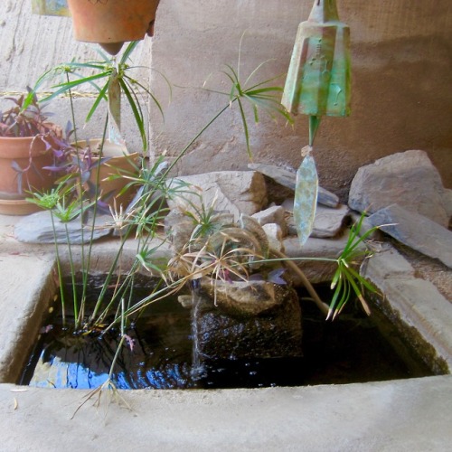 Water Garden With Bell, Cosanti, Scottsdale, Arizona, 2014.