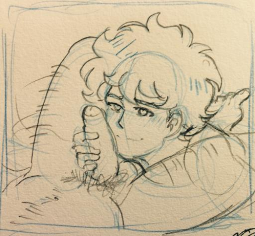 cakebatterbutter:  some naughty Sahil sketches ill eventually color