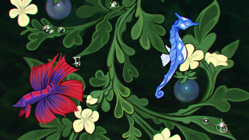 tinypaint: from my newest Bosch-inspired animation | read my comic here twitter ||