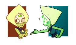 kowskie:  Some blushing Peridots   <3