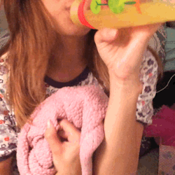 daddyiwantthis:  Some people enjoy a nice cuddle as aftercare.   I know it’s silly but I prefer a cuddle and a bottle full of yummy juice 🍊😋  It’s the little things 🎀    Bottle &amp; onesie from @onesiesdownunder  🍼   Use code “daddyiwantthis”