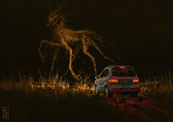 morbidfantasy21:Night driving by Boris Groh