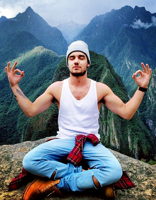 mr-styles:fakeliampayne: I am the funky Buddha