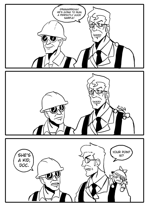 The Mercs And The Fairy : Touhou And TF2 Crossover