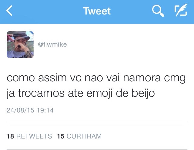 conspirada:  Como assim não vai?