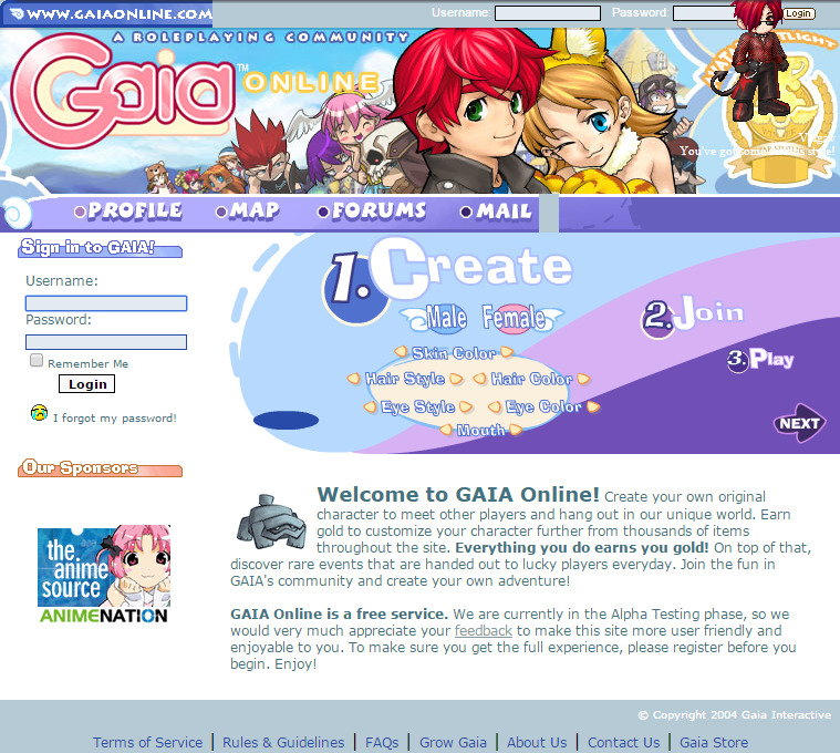 the-sireens-call:  Gaia Online 2004 