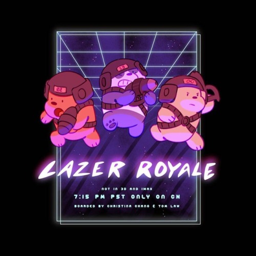 Pew pew!! It’s LAZER ROYALE, a new baby bear ep!! Another fun board with @itstomlaw ! Tune in 