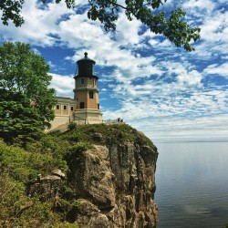 a great view  (at Split Rock Lighthouse)