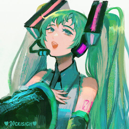 Porn photo vickisigh:   miku miku! ヾ(´〇`)ﾉ♪♪♪