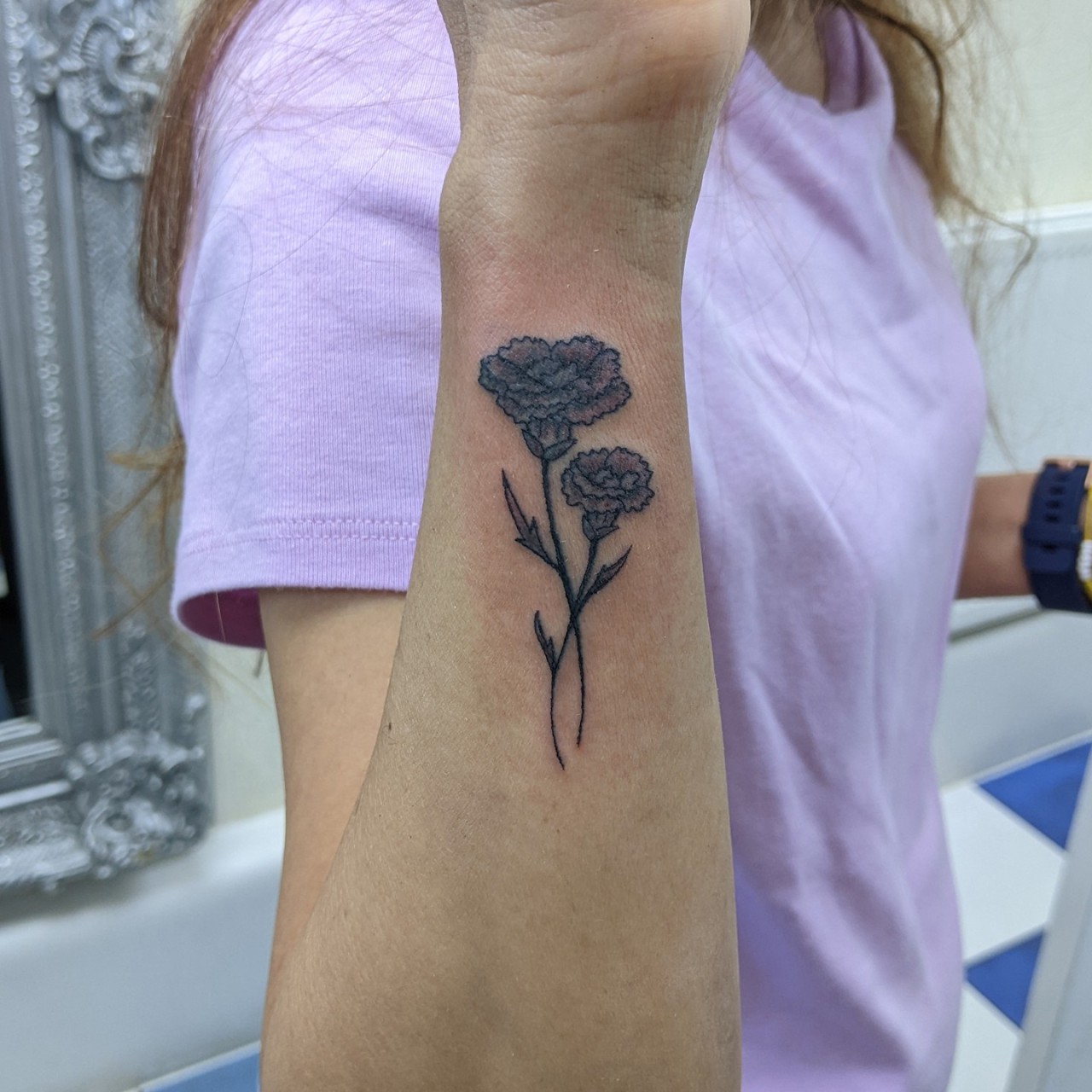 100 Carnation Tattoos | Carnation tattoo, Pink tattoo, Carnation flower  tattoo