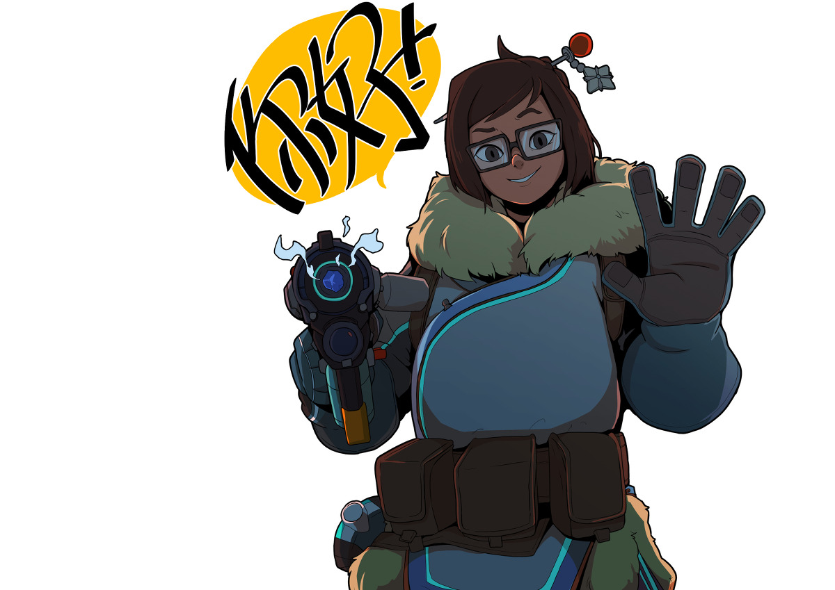 borealisowl:  Youngno: pixiv, twitter取って置き!!!ZenyattaJunkrat and RoadhogHEROReinhardtPharahPharah