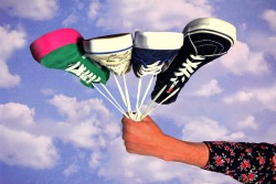 lame-photography:  Vans Shoe Balloons