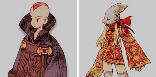 allrauneking: Final Fantasy Tactics and WotL Jobs Sword in hand, a warrior clutches stone to breastI