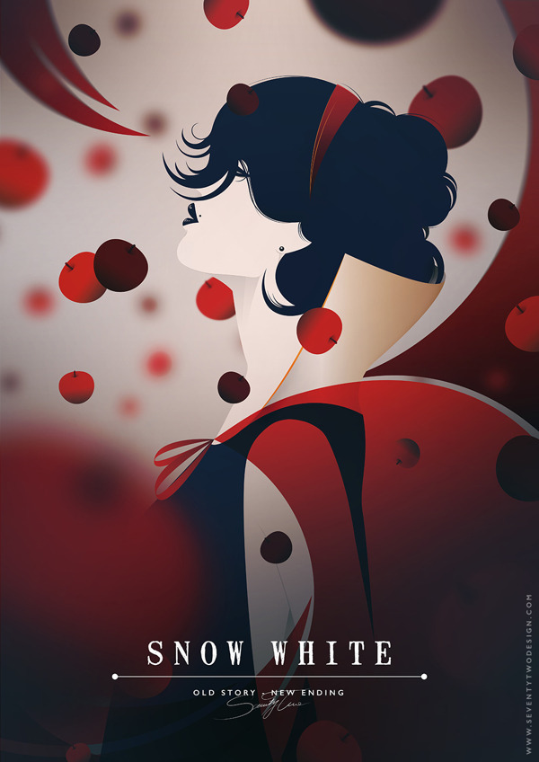jedavu:  Disney: Old story - New ending illustrations by Seventy Two / illustration