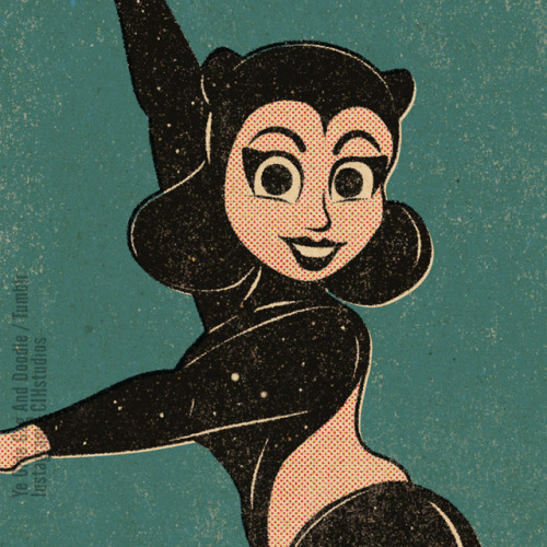 yeoldegaganddoodle: Panther girl. (Busy month has been busy)