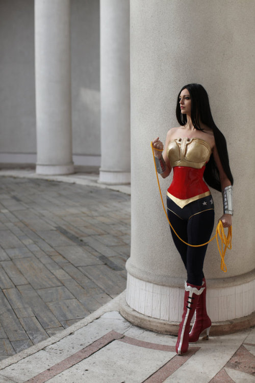 cosplay-and-costumes: Title: Wonder Woman: Gods Among Us by ormeliSource: ormeli.deviantart.c