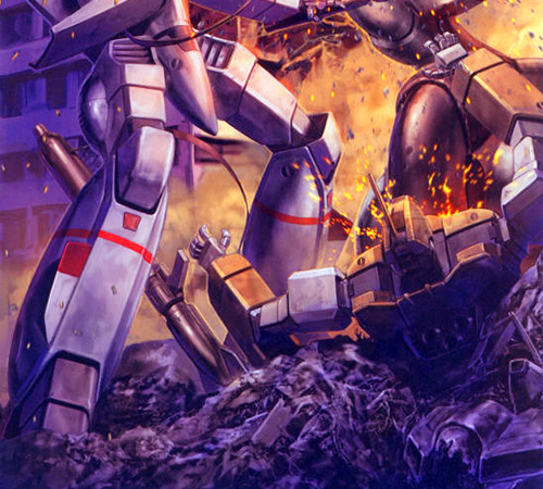 yackdeculture:  Battroid VS Regult