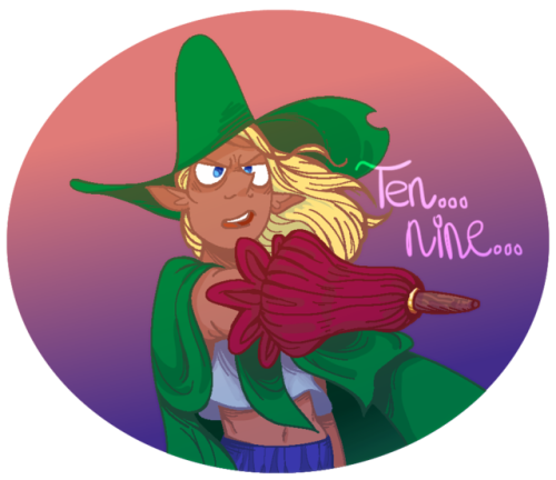 chewybats-art: …eight… hey hey serious taako is a rare but wonderful thing [image desc