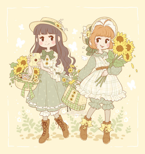 celesse: ~ ✿ Sunflower Girls ✿ ~