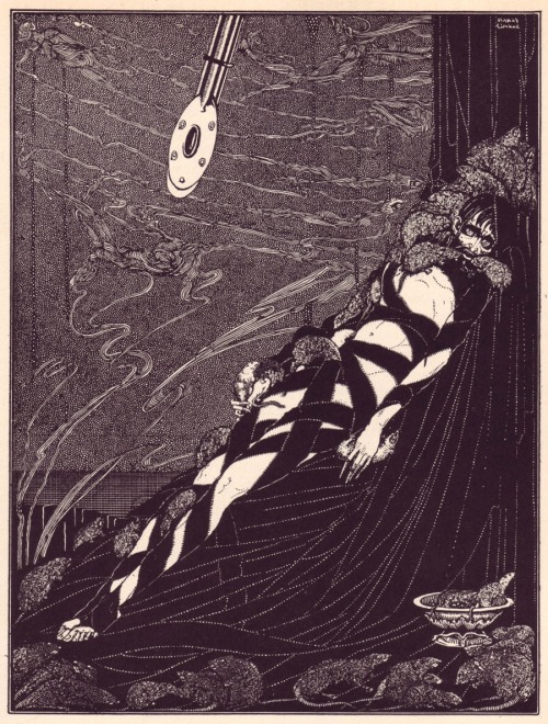 Illustrations by Harry Clarke for Edgar Allen Poe’s Tales of Mystery and Imagination. 1923.