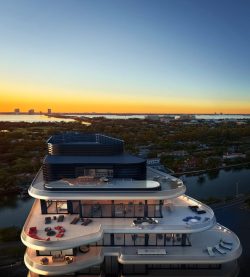 zgallerie:  Alluring Architecture: The Faena HouseLocated in Mid Beach in Miami, this chic edifice is the home of a series of penthouse suites designed by architects Foster + Partners. Inspired by “a towering ship at sea” each penthouse features