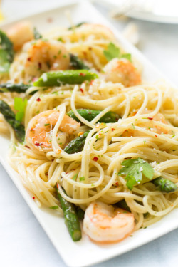 foodffs:  Garlic Shrimp Spaghetti Really