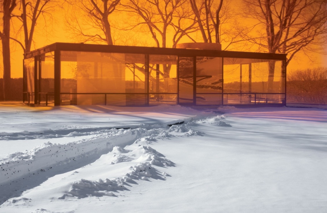 arqbto:  Glass House — Philip Johnson (1949) Fotografiada por James Welling,