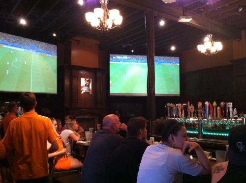 World Cup viewing party in Hollywood