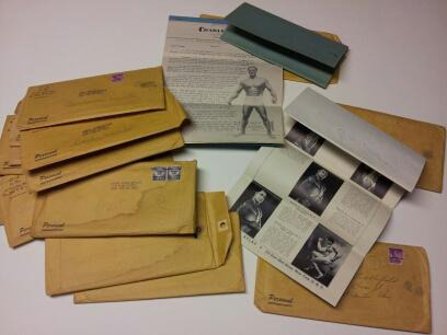 cpeeke:  Getting ready to send these vintage Charles Atlas bodybuilding ephemera to Zach Collins, Fr