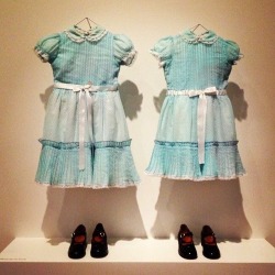 fairytalepalegirl:  costumes from The Shining in museum exhibit.