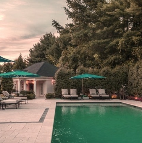 DC Metro PoolInspiration For The Renovation Of A Large Traditional Backyard Stone And Rectangular Lap